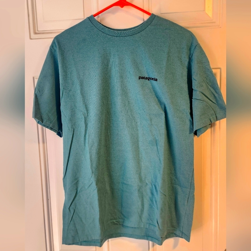 Patagonia Blue Short Sleeve Tee Casual Wear